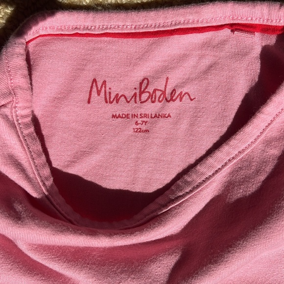 Mini Boden Little Red Riding Hood long sleeve shirt. Size 6/7youth. 100% Cotton. - Picture 5 of 6